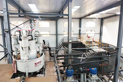Quartz sand processing plant in China